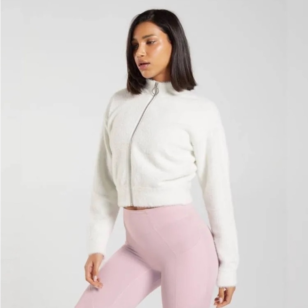 Gymshark Whitney eyelash knit jacket
